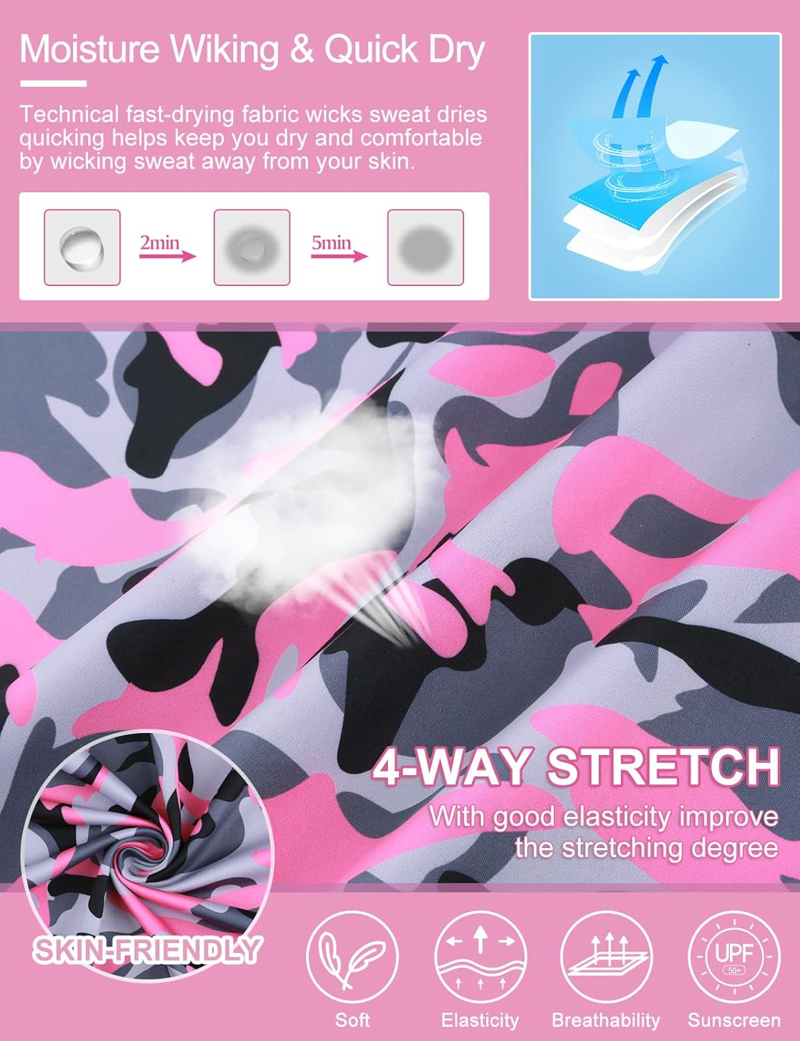 Women's Long Sleeve Golf Tennis Polo Shirts UPF50+ Half Zip Dry Fit Workout Tops Athletic Shirt