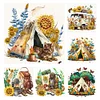 (Multi-Style)Outdoor Camping-Partial Special Shaped Diamond Painting 30*30CM