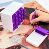 16 Grid Diamond Painting Storage Containers with Trays Drills Storage & Line-Up Tool Large Capacity Beads & Drills Storage & Line-Up Tool for DIY Craf