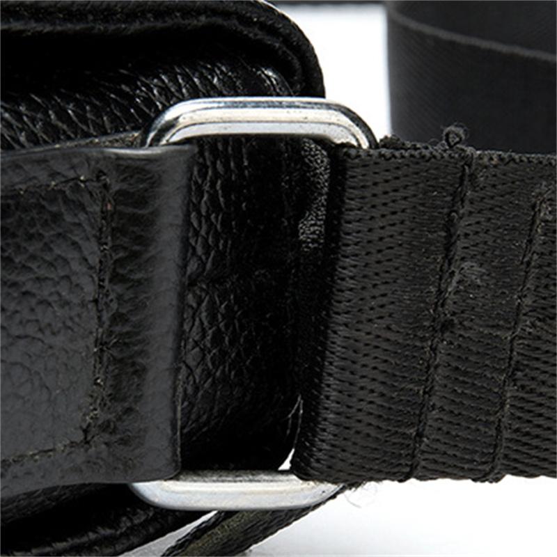 Men's Leather Shoulder Bag Business Casual Flip Type Crossbody Bag