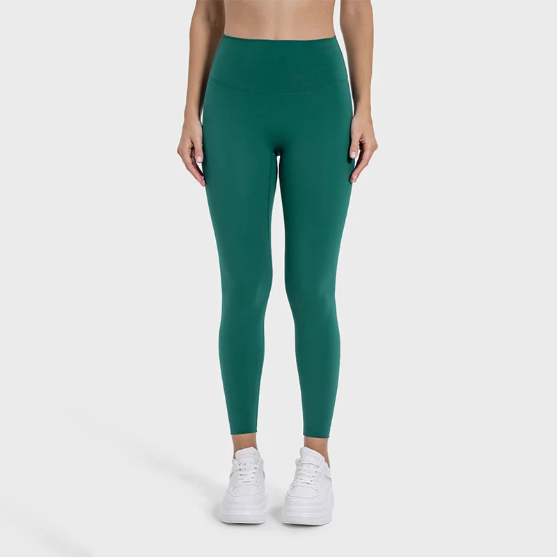 High-waisted hip-lifting stretch fitness leggings