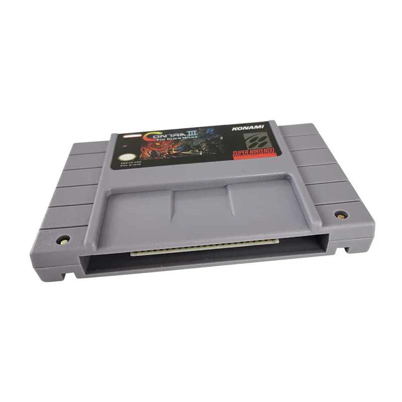 Contra III: The Alien Wars SNES For Super Nintendo Entertainment System - 16 Bit US Version Game Cartridge