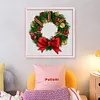 Christmas Wreath And Bow-11CT Counted Cross Stitch 40*40cm tapestrymarket