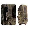 Closed Flap Tourniquet Pouch EMT Emergency Survival Med Pouch for Chest Rig Vest