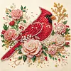 DIY Special Shape Pearl Painting Art - Cardinal