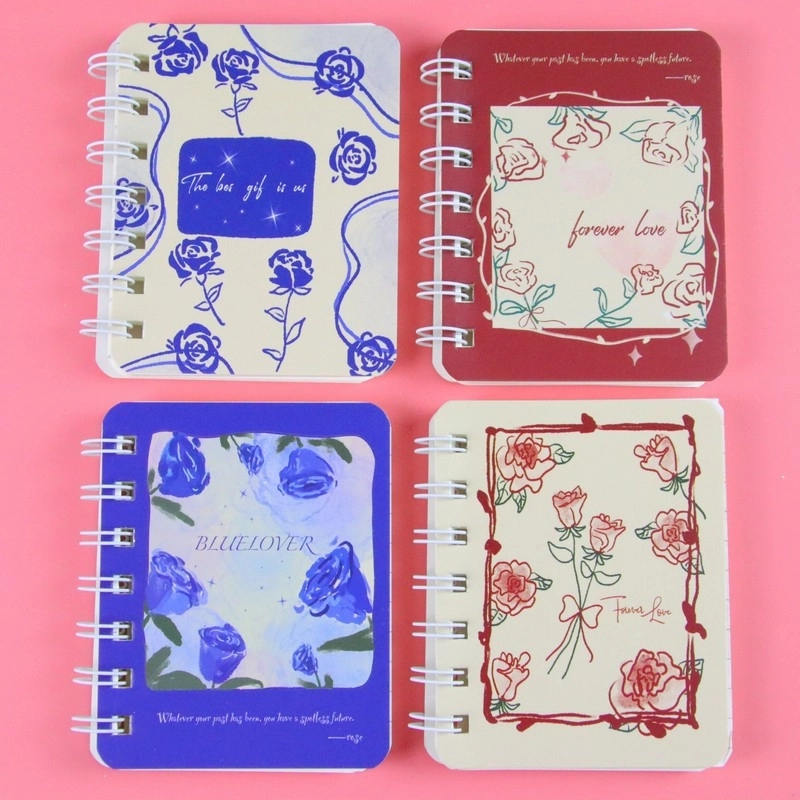 A7 Flip Coil Notebook Student Small Pocket Mini Portable Office Notepad Random 1 Piece
