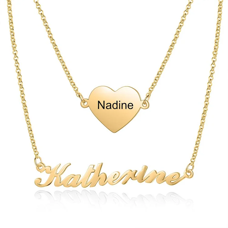 Personalized Necklace Custom 1 Name Necklace Gift For Her