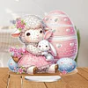 Acrylic Special Shape Easter Sheep 5D DIY Diamond Painting Desktop Ornaments (A)