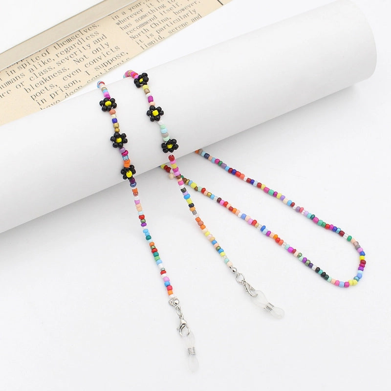 Casual Minimalist Geometric Crystal Unisex Glasses Chain