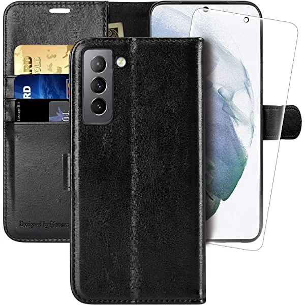MONASAY Samsung Galaxy S21 5G Wallet Case, 6.2 inch
