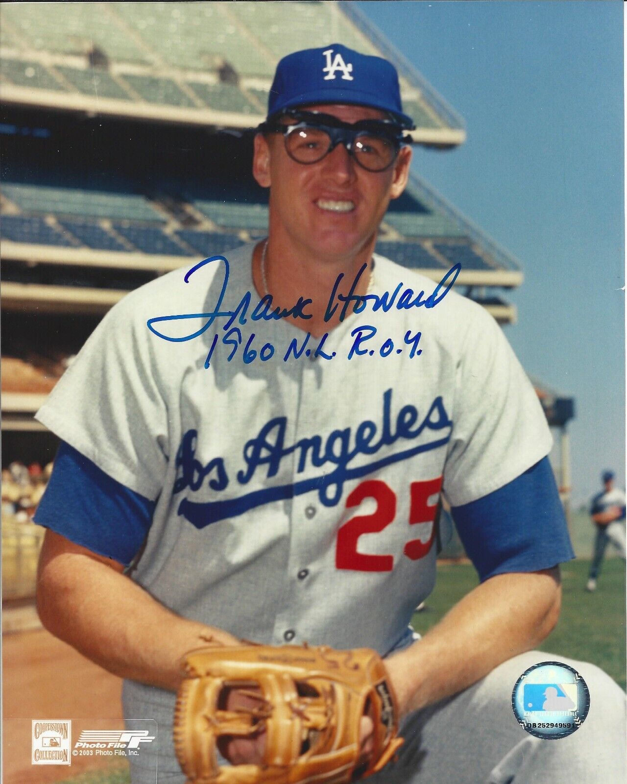 Frank Howard Autographed 8x10 Los Angeles Dodgers#3