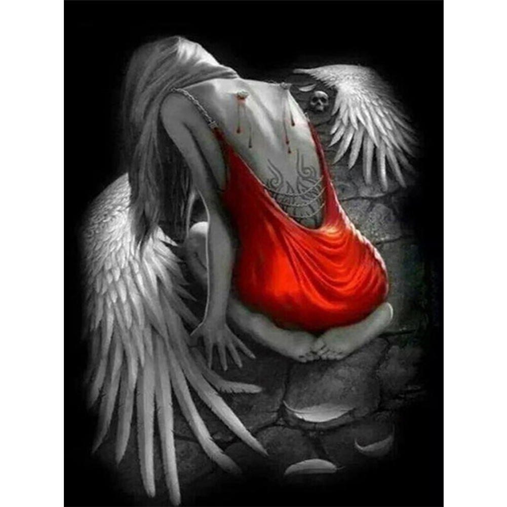 

Fallen Angel - 11CT Stamped Cross Stitch - 40*50CM, 501 Original
