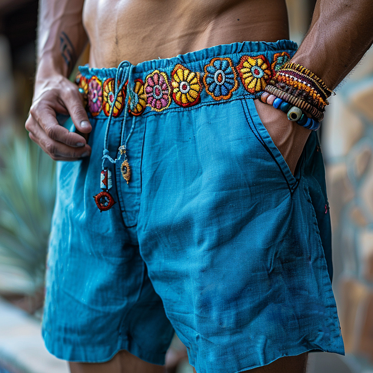 Ethnic Bohemian Style Shorts