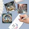 6Pcs Weihnachten - 5d DIY Handwerk Gru&szlig;karte