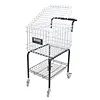 [US Local Warehouse] Foldable Tennis Cart Holds 350 Balls Sports Ball Hopper for Teaching & Court Use