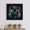（AB/Round Drills)Black Panther-Full Diamond Painting 40*40CM