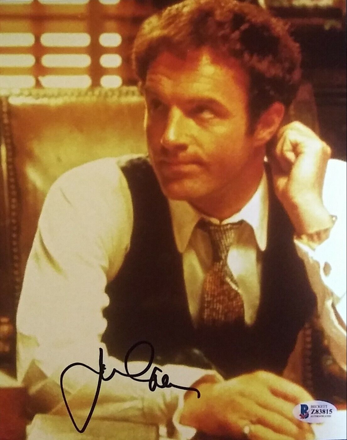 James Caan signed 8 x 10 COA Beckett