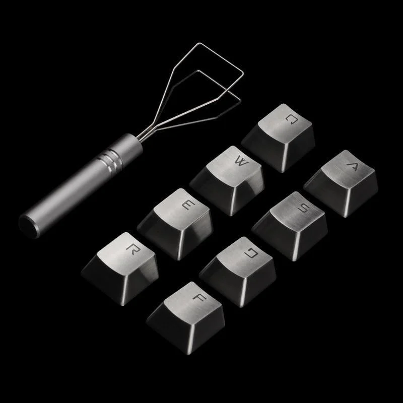 Stainless Steel Metal Keycap Set