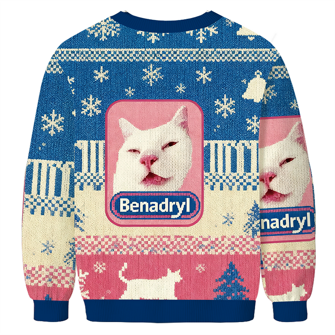 Cat Christmas Sweatshirt-inspireuse