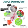 8pcs Cartoon DIY Diamond Malerei Holz Untersetzer Kits mit Halter (Bär)