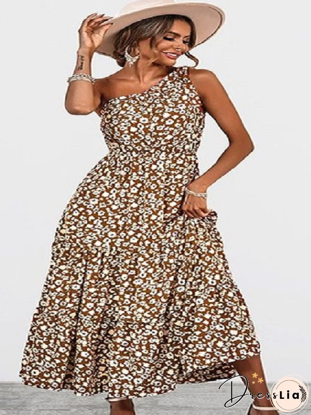 Bohemian Floral Holiday Dress