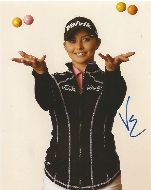 LPGA Victoria Elizabeth Autographed Signed 8x10 Photo Poster painting COA F