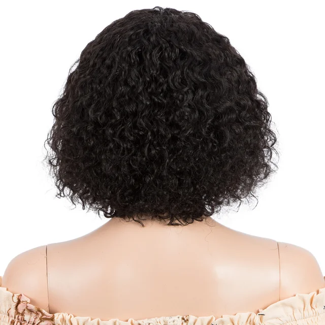 Jewtribute Hair®|Curly Short  Wig With Bangs 