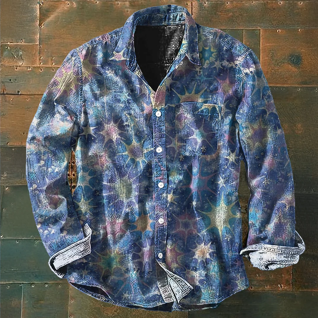 Hand-Painted Artistic Style Fashionable Shirt