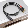 3 Pin XLR Female To RCA Female Y Splitter Audio Interconnect Cable Unbalanced Micrphone Cable Adapter Cable for Speaker & Mic