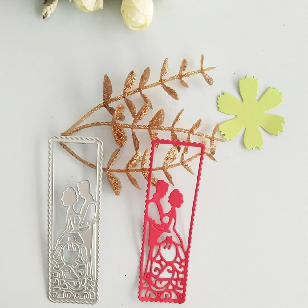 Metal Wedding Cutting Dies Stencils For DIY Scrapbooking Photo Album Card Decorative Embossing Valentine Craft Dies