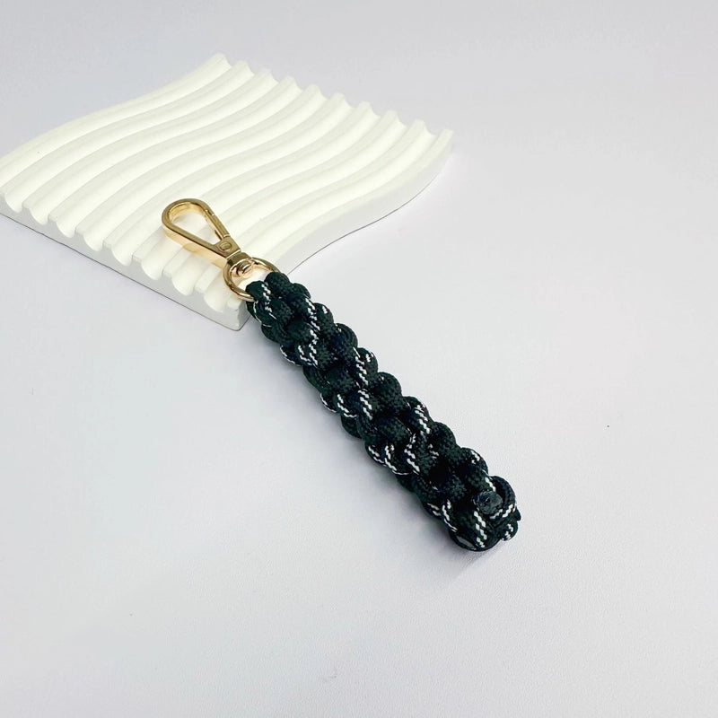 Miu Home Bag Hanging Hot Handmade Braided Pendant Colorful Fashionable Unique Key Shape Car Keychain