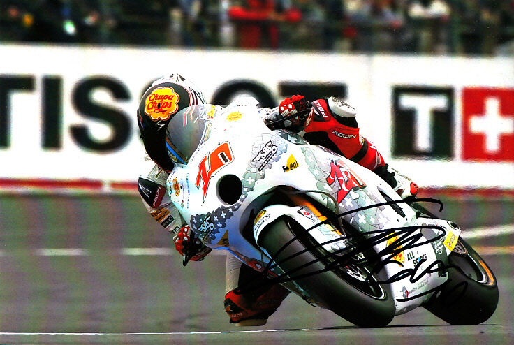 Marco Colandrea Moto 2 Hand Signed FTR Photo Poster painting 5x7.5 2012 1.