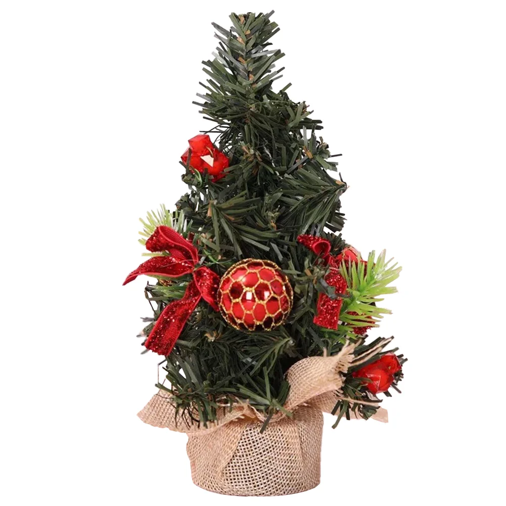 20cm Artificial Xmas Tree Great Gifts Tabletop Mini Tree Festival Party Supplies