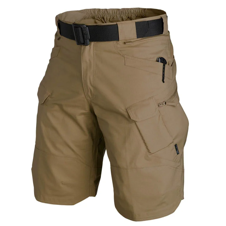 Summer Men Cargo Shorts   Short Pants Waterproof Quick Dry Multi-pocket Shorts Men's Outdoor Clothes Hunting Fishing