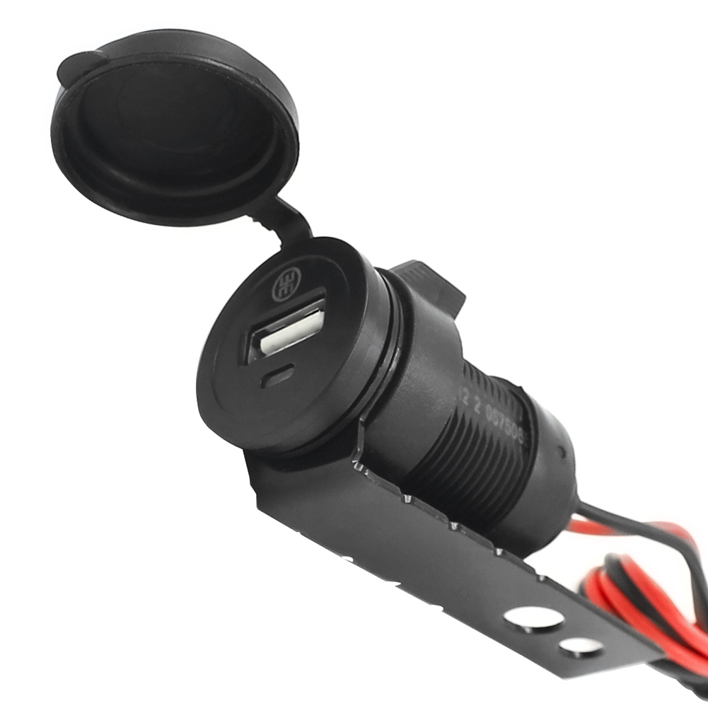 

Motorcycle USB Charger USB Socket Outlet Power Adapter for 12V Motorbike, 501 Original