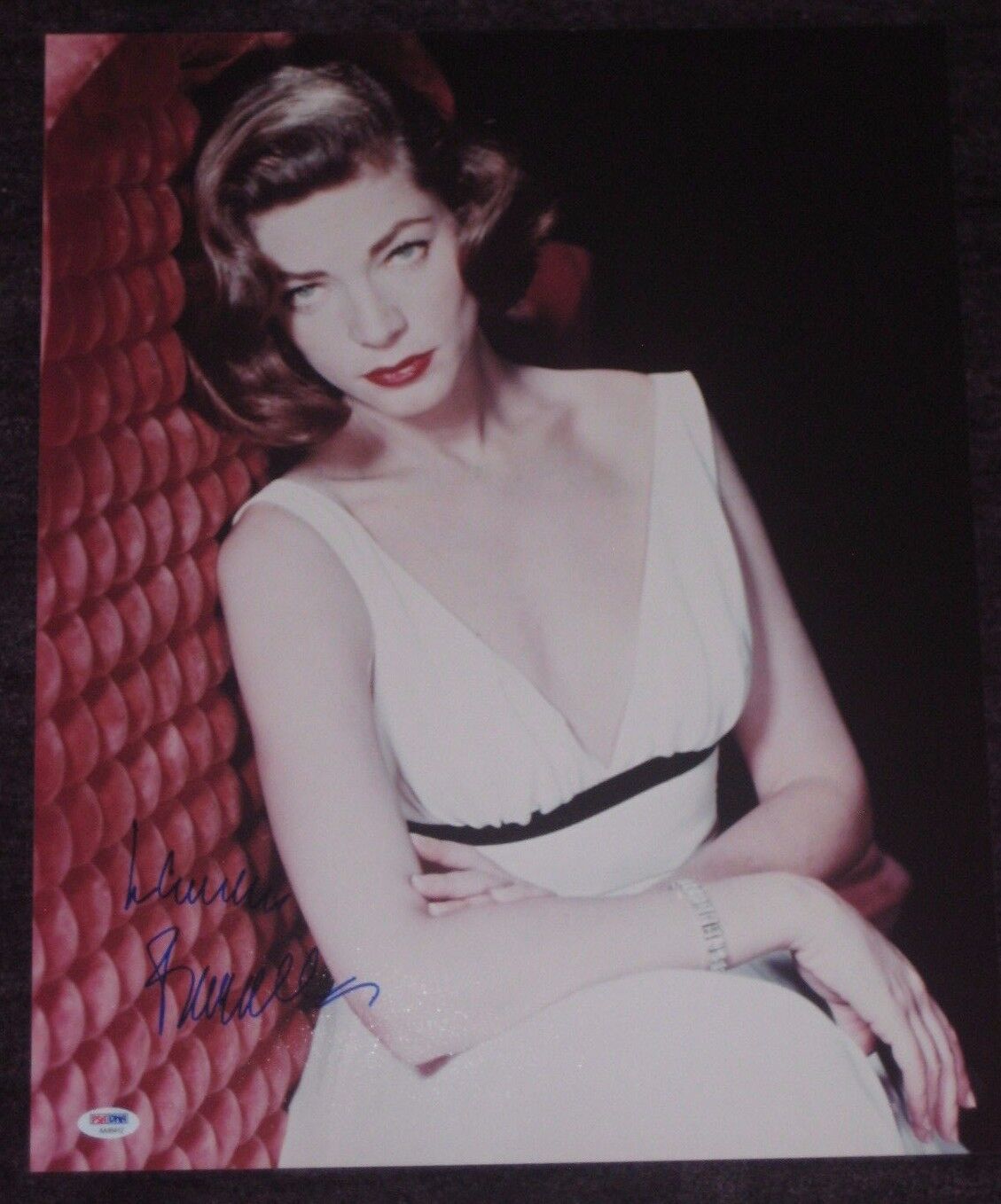 LAUREN BACALL Signed 16 x 20 Photo Poster painting with PSA COA