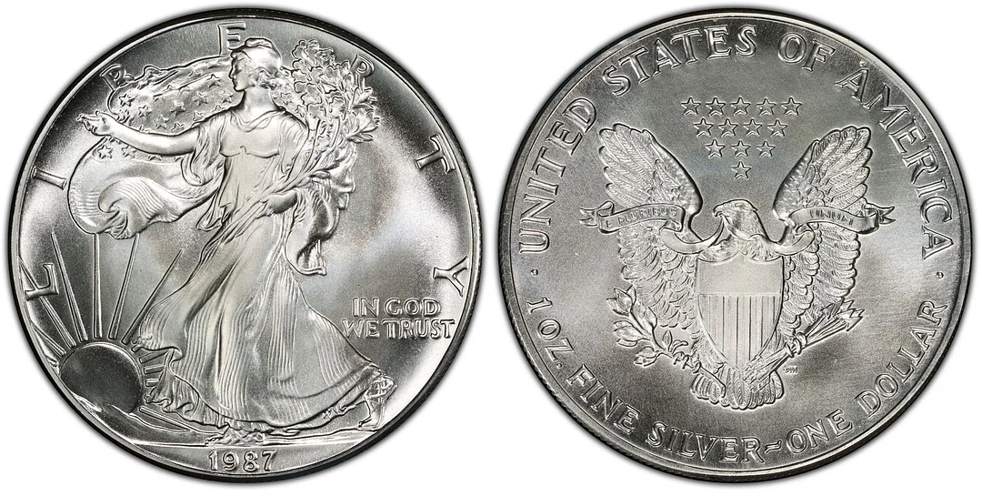 1987 American Eagle $1 Silver Coin