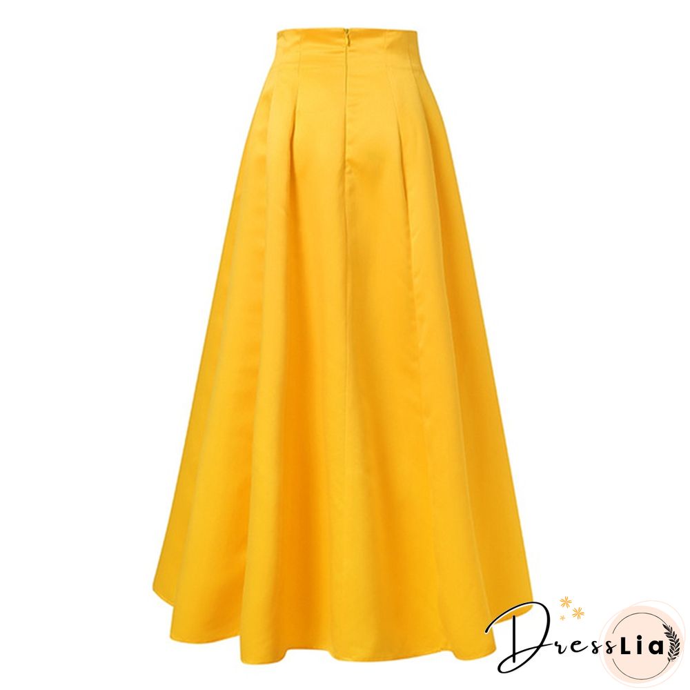 ZANZEA Women Collect Waist A-Line Holiday Long Dress Solid Party Bohemian Maxi Skirt