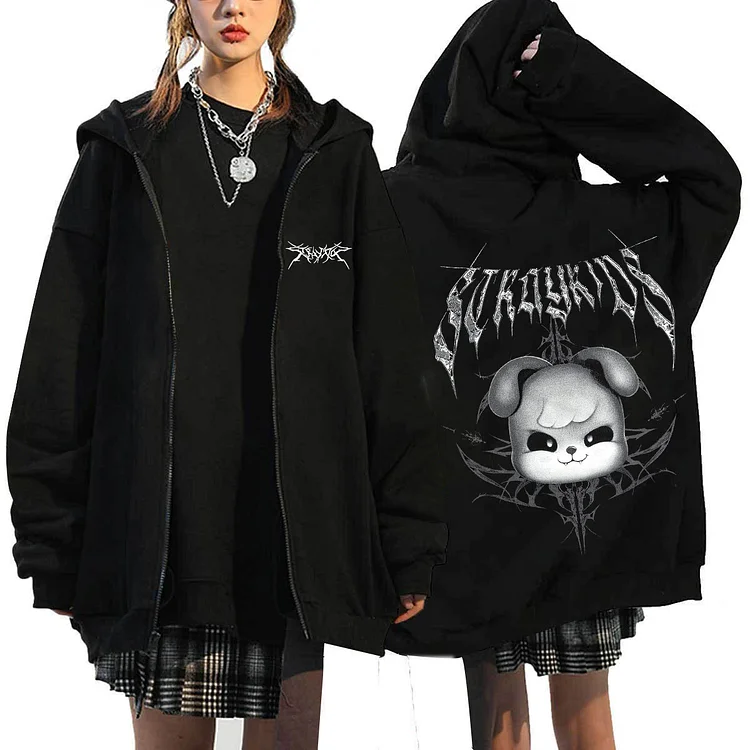 2025 Stray Kids Skzoo X Dominate World Tour Zip-Up Hoodie