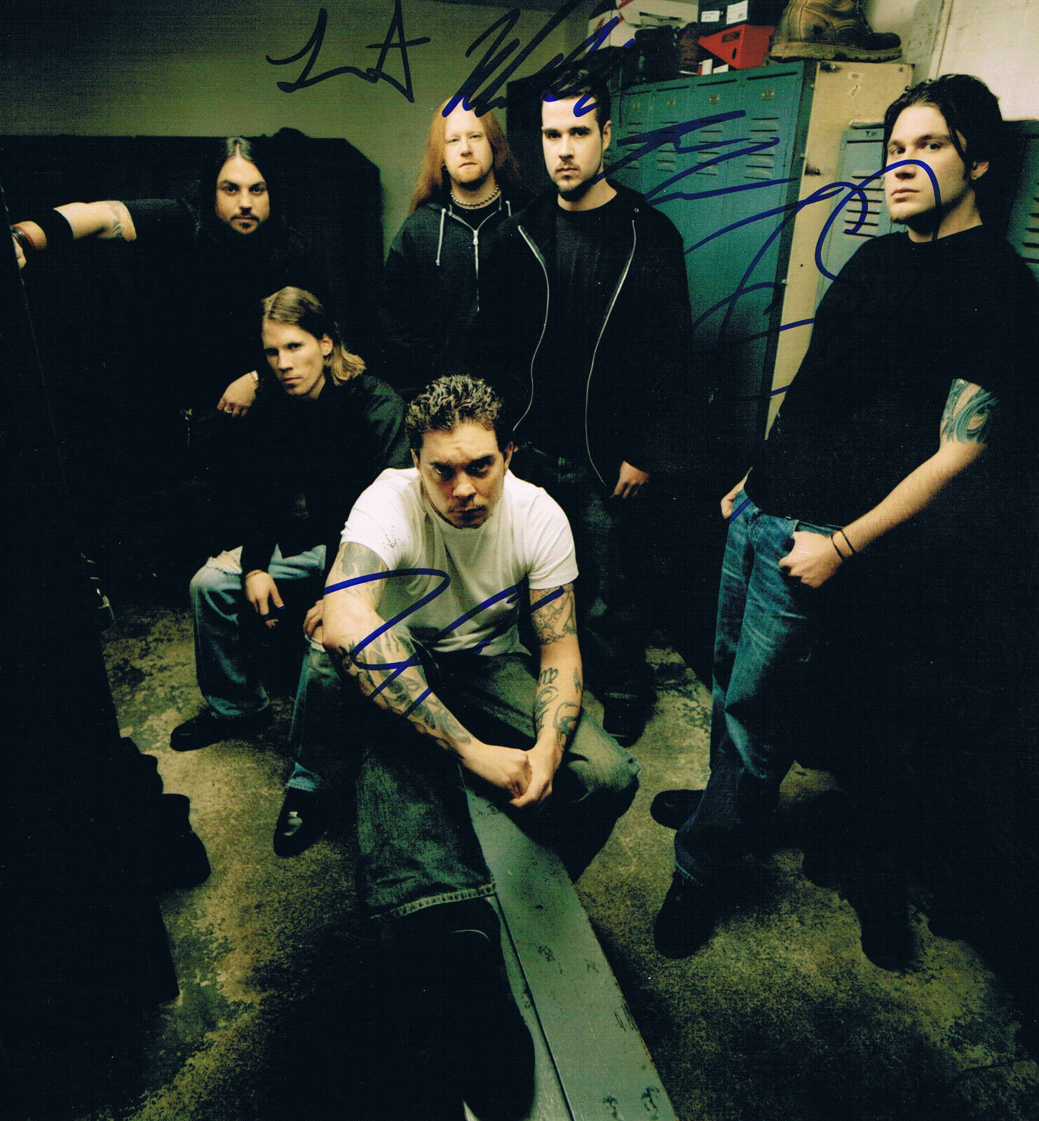 Chimaira genuine autograph In Person signed 8x10