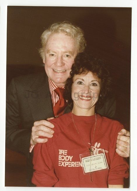 Van Johnson & Chita Rivera - Original Vintage Peter Warrack Candid Photo Poster painting