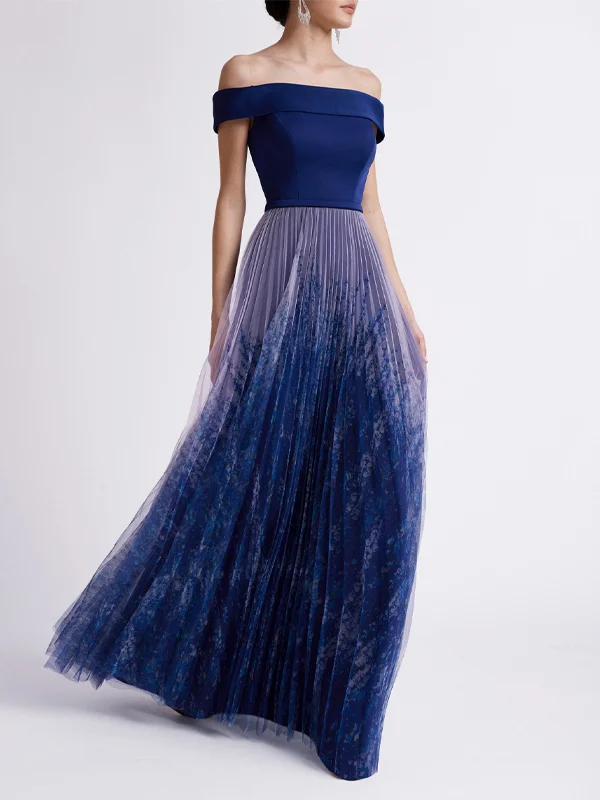 Strapless Solid Color Maxi Dress