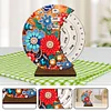 (US Local)Wooden Special Shaped DIY Diamond Painting Moon Perpetual Calendar Decor Kits