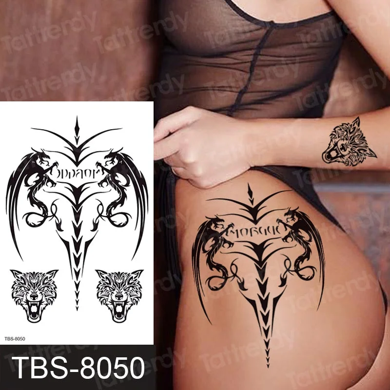 black henna tattoo sticker flower lace mandala temporary tattoo stickers body art sexy arabic indian tattoo decal stretch lotus