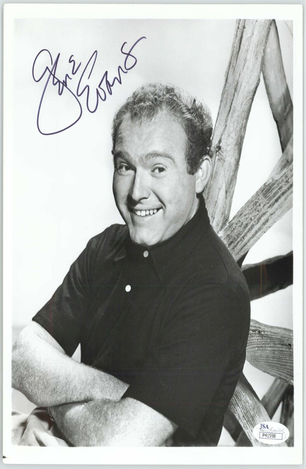 GENE EVANS ACTOR, DECEASED SIGNED 8X10 JSA AUTHENTICATED COA #P41598