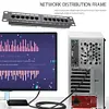 12/24 Ports Network Tool Kit CAT6 Patch Panel RJ45 Networking Wall Mount Rack