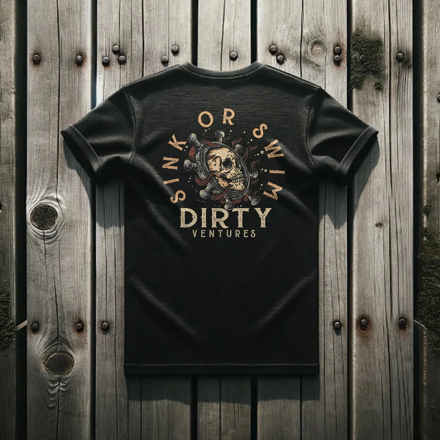 Sink Or Swim Dirty Ventures Printed Men's T-shirt