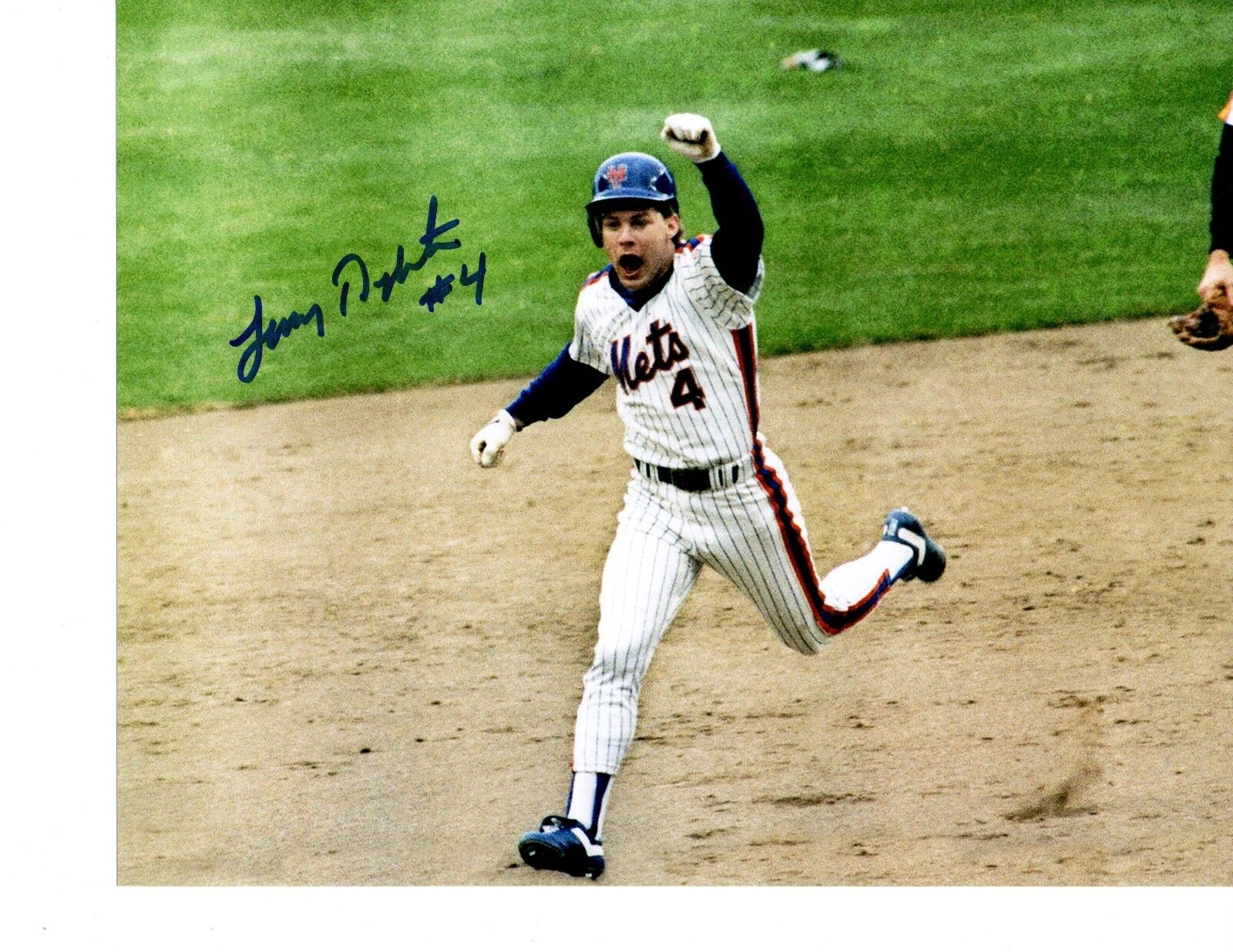 Lenny Dykstra autographed signed MLB New York Mets 8x10 Photo Poster painting