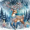 Diamond Painting-DIY Crystal Rhinestone Christmas Elk