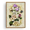 >SALE<5D Full Drill Diamond Embroidery Painting DIY Flowers Mosaic Cross Stitch